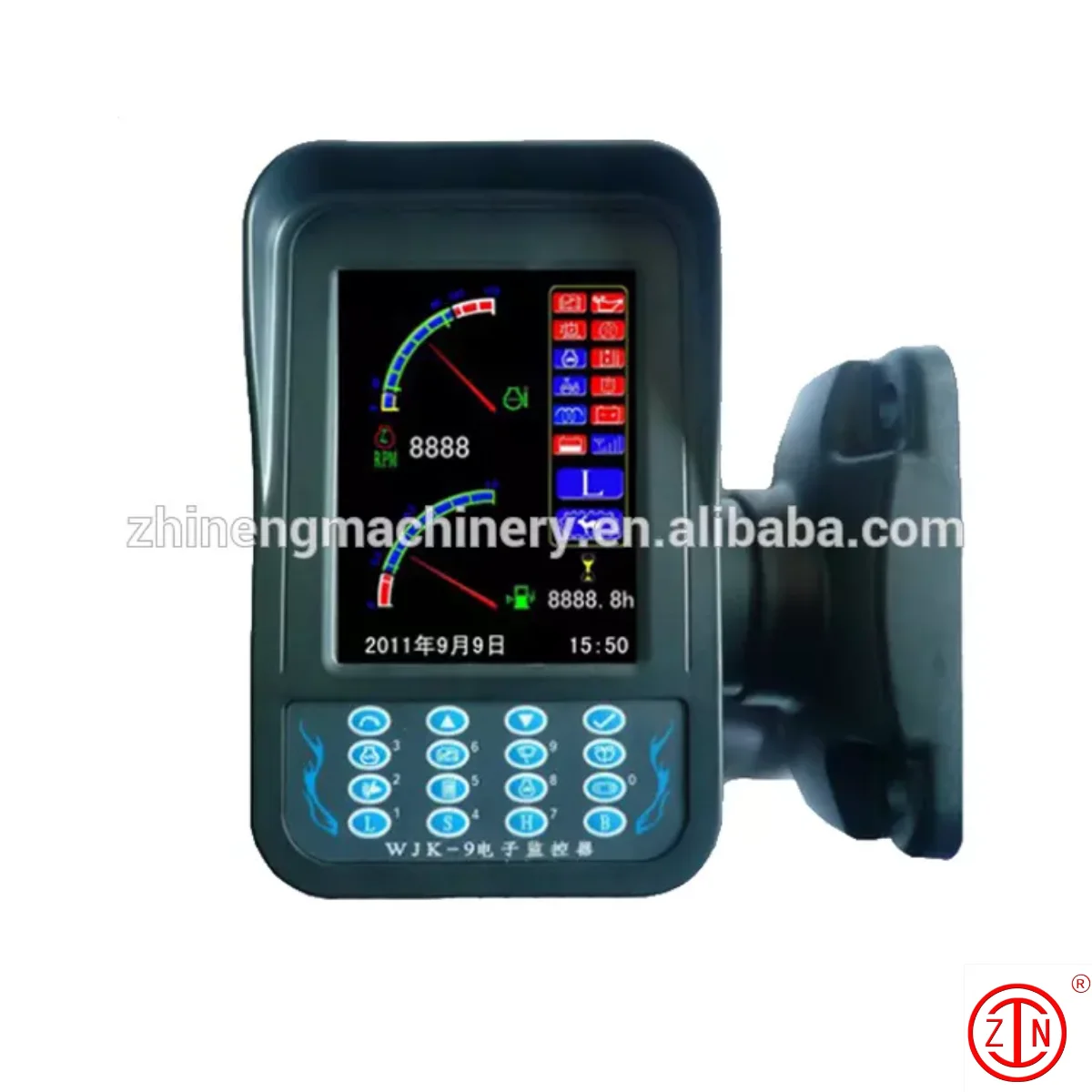 Earth Moving Machinery Monitor Panel Instrument Cluster