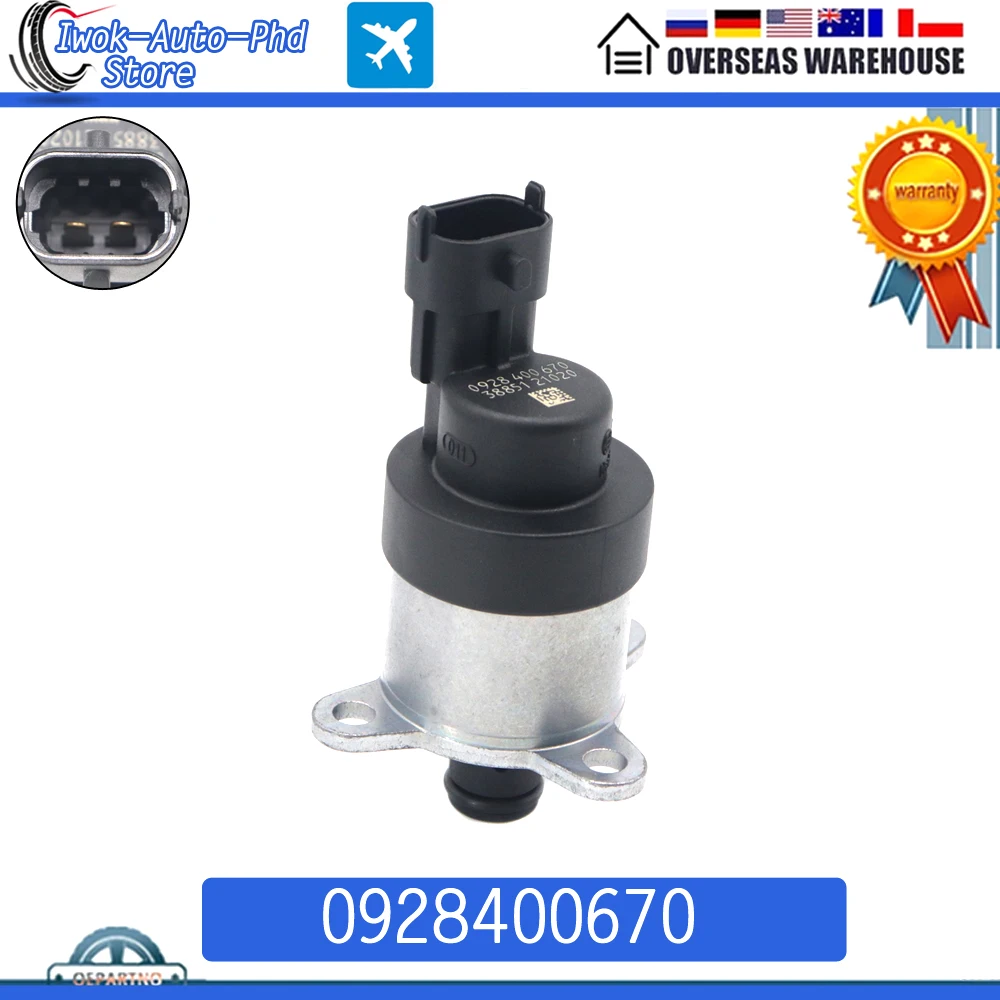 1x Pressure Fuel Pump Regulator Suction Control SCV Metering Valve 0928400670 For VOLVO FE FE 240-18 240-22 240-26 280-18