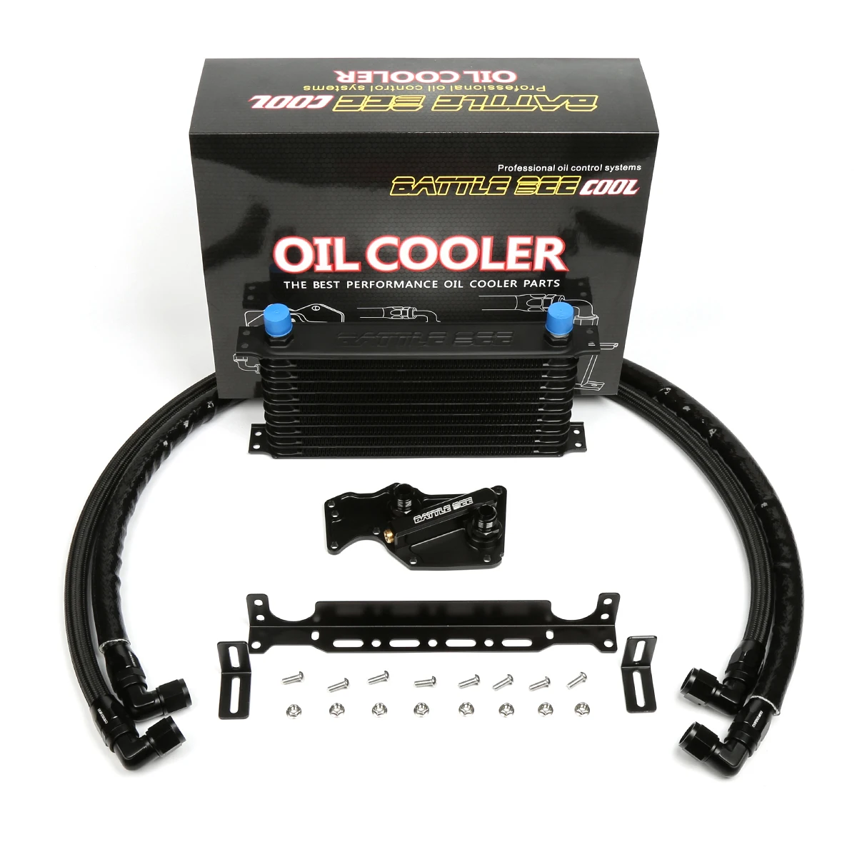 Battle Bee Engine Oil Cooler Kit For BMW F series F30 320i 325i 2.0T B48B Engine Oil Filter Sandwich Plate Adapter BB-OCK-119