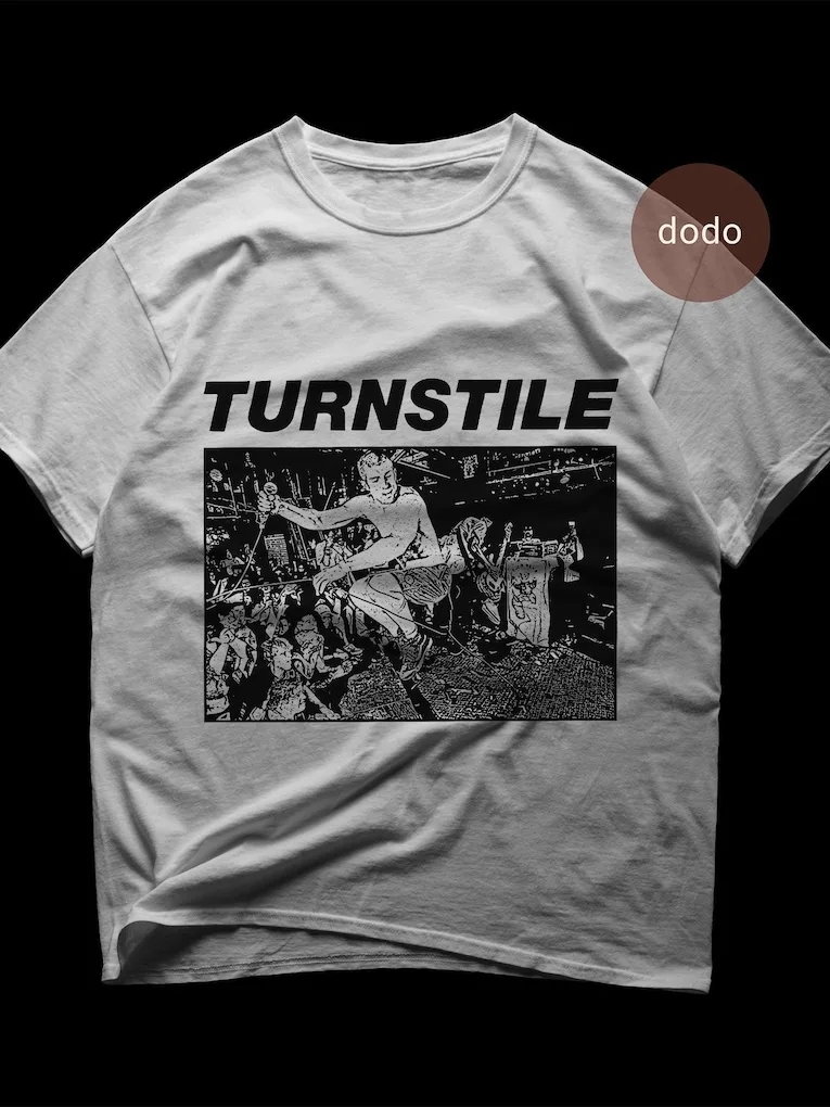 Camiseta Turnstile - Camiseta de Música Rock - Glow on Album - Camiseta del Álbum Turnstile - Mercancía Turnstile - Ropa Rockera Unisex