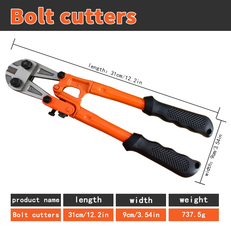 Bolt cutters Wire cutters Cutting pliers Rebar cutters Rebar cutters Lock cutters Vise Chain