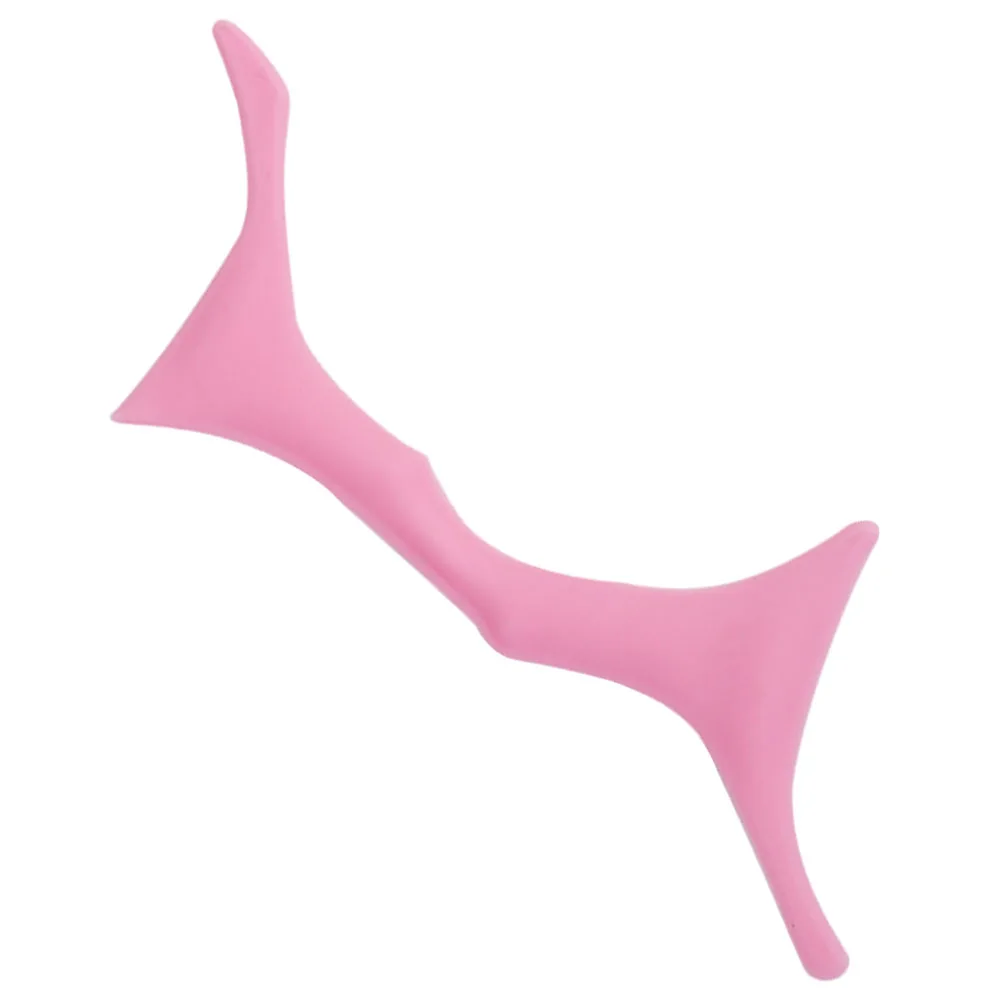 

Silicone Eyebrow Eyebrow Guide Template Pink Makeup Tools Brow Makeup Supplies Shaping Beauty Supplies for Women Girls