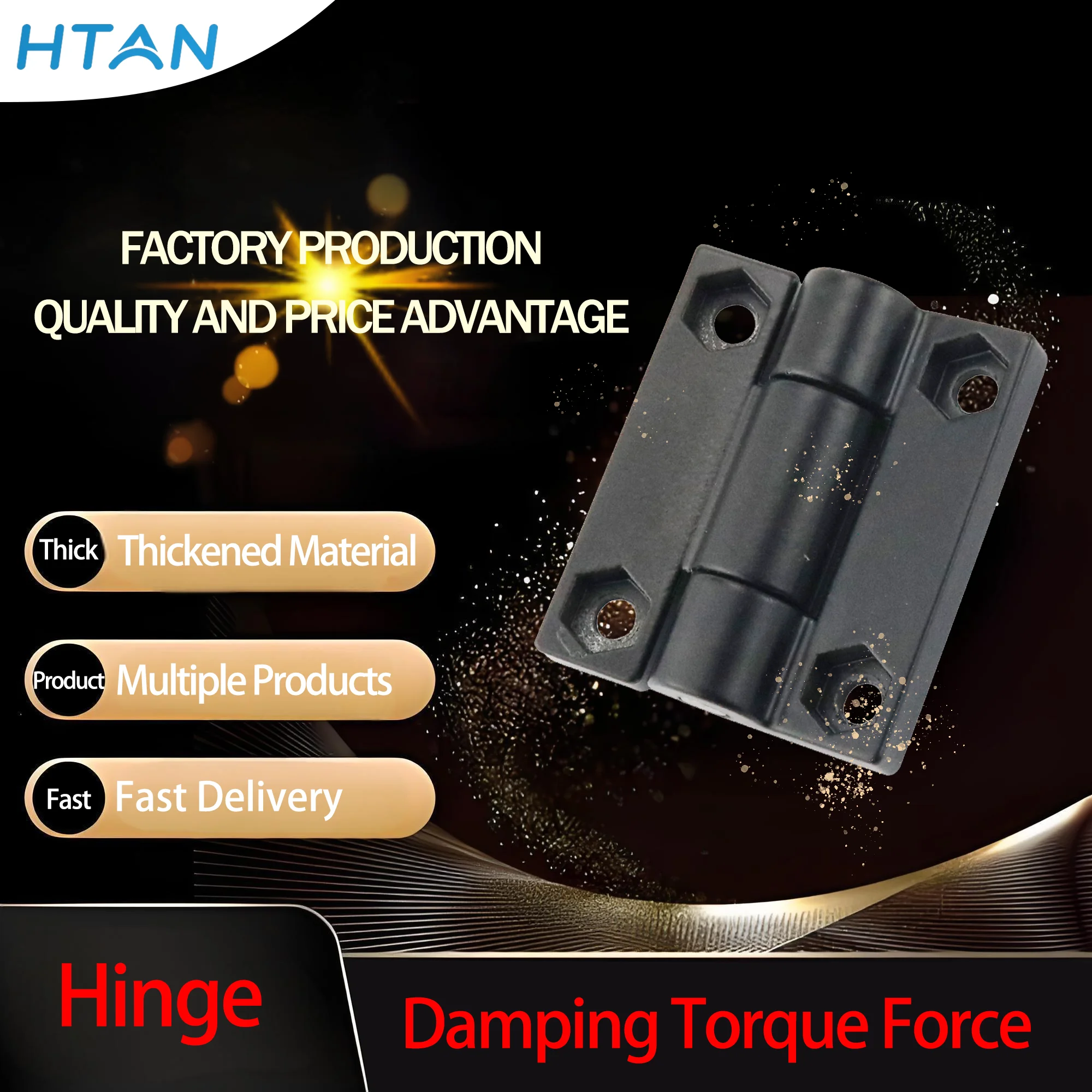 

Zinc Alloy Square Torque Damping Hinge Computer Monitor Electrical Medical Equipment Thickened Shaft Hinge