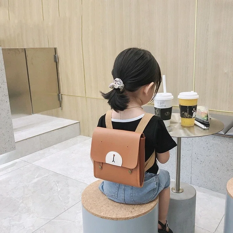 حقيبة أطفال مضادة للفقدان للفتيات والأولاد حقيبة ظهر كورية جديدة للأطفال حقيبة مدرسية صغيرة للفتيات والأولاد حقيبة كتف لطيفة حقيبة ظهر الطالب