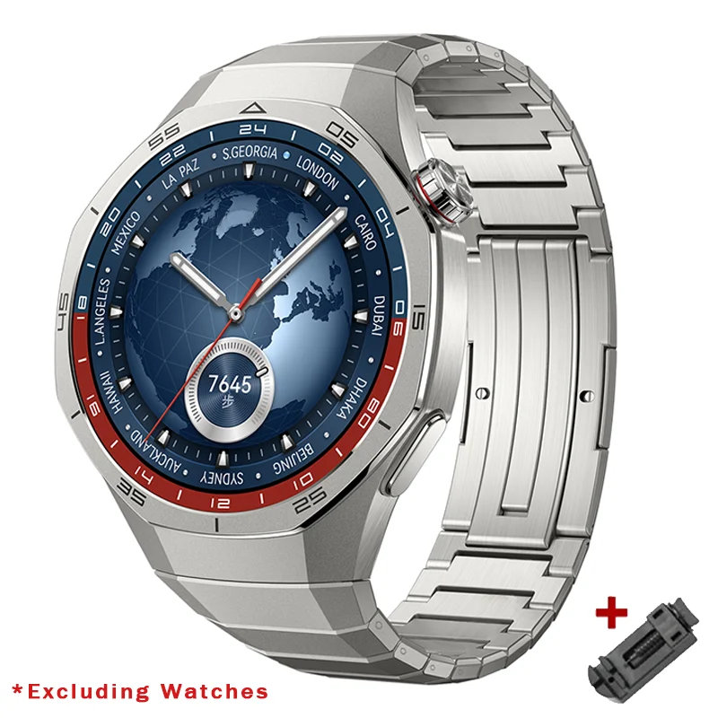 No Gaps Luxury Titanium Alloy Strap For Huawei Watch GT 5 Pro Metal Bracelet For Huawei Watch GT 5 Pro Business Band Correa image 6