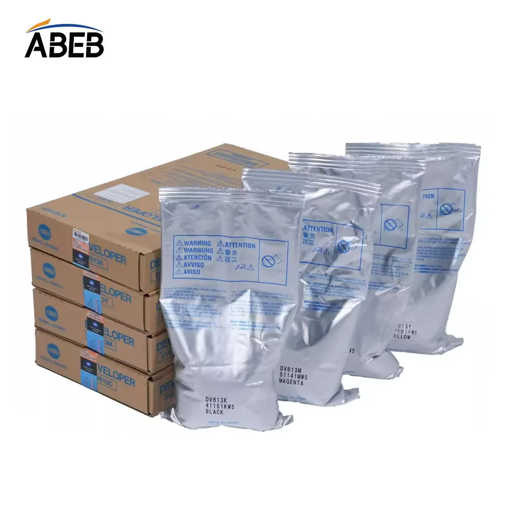 100% Origal DV613 Developer Powder For Konica Minolta C8000 C6500 C6501 C6000 C7000 C5500 C5501 C1060 C1070 C2060 C2070 C3070