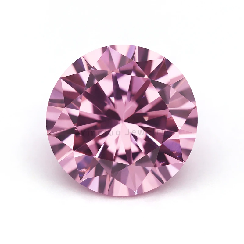 Best Price 2.0mm Cubic Zirconia Gemstone Pink Colored 5A 1000pcs CZ Synthetic Stones for Jewelry