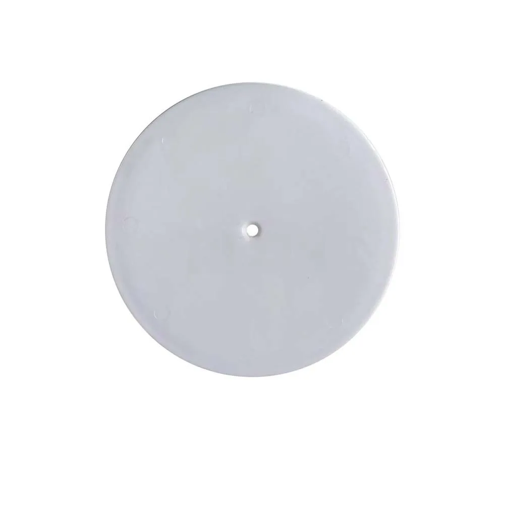 White 150mm Polishing Disc for Rotary Machines Plastic Material 6mm Shaft Hole 3mm Thickness Bead Grinding Wheel