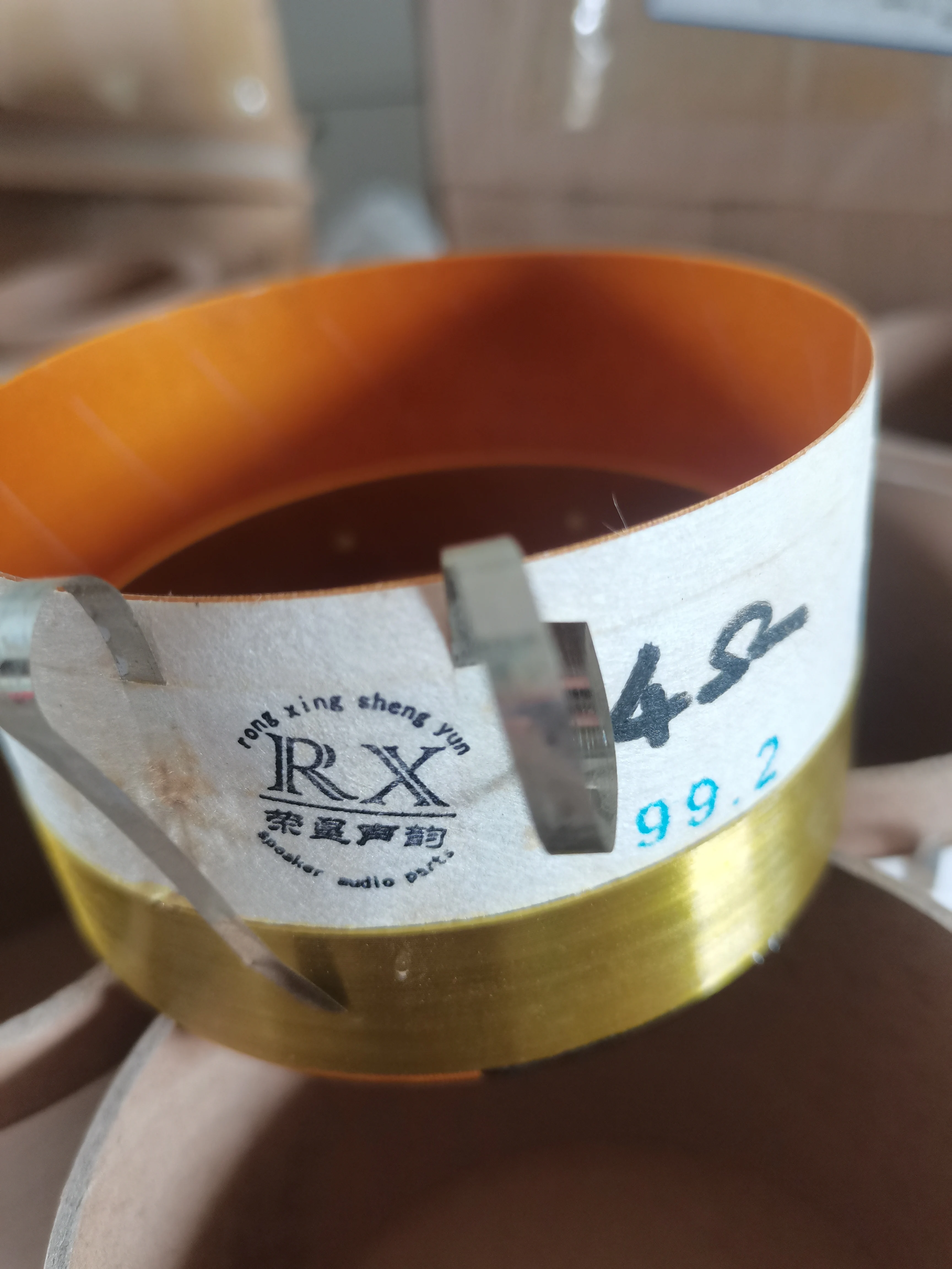 

1 шт. ID: 99,2 мм 4 дюйма 4 Ом для FIT: 18 дюймов 2241G НЧ-динамик, басовый динамик, звуковая катушка