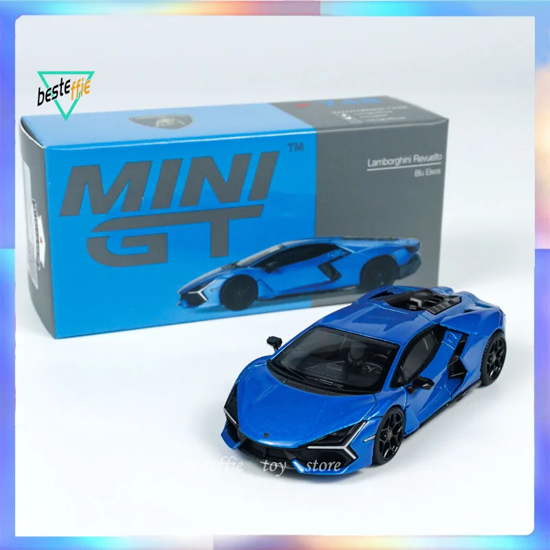 

Модель автомобиля Mini GT 1/64 Lamborghini Revuelto, модель автомобиля из сплава, имитация автомобилей, модель дисплея, коллекция для мальчиков, подарок на день рождения другу