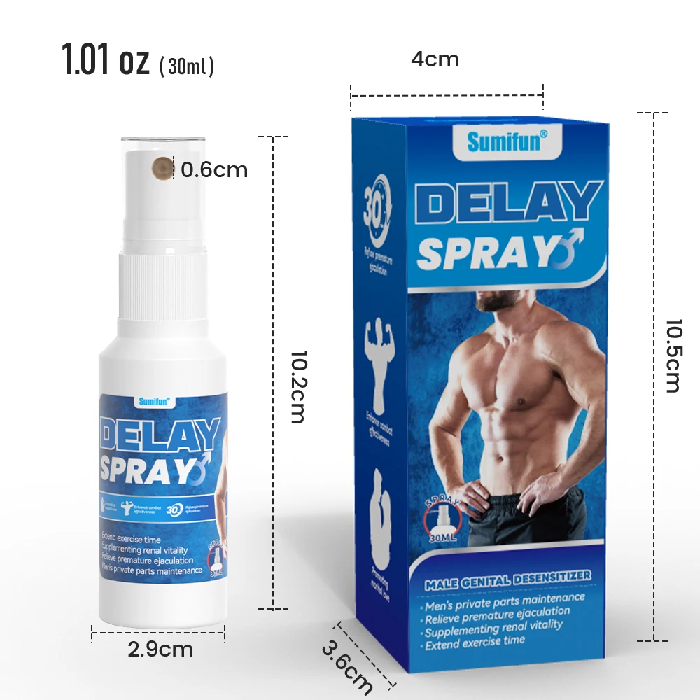 30Ml Sumifun Men Erection Enhancement Spray Prostatitis Urology Kidney Cream Male Nourishing Sex Delay Relieve Medical Plaster