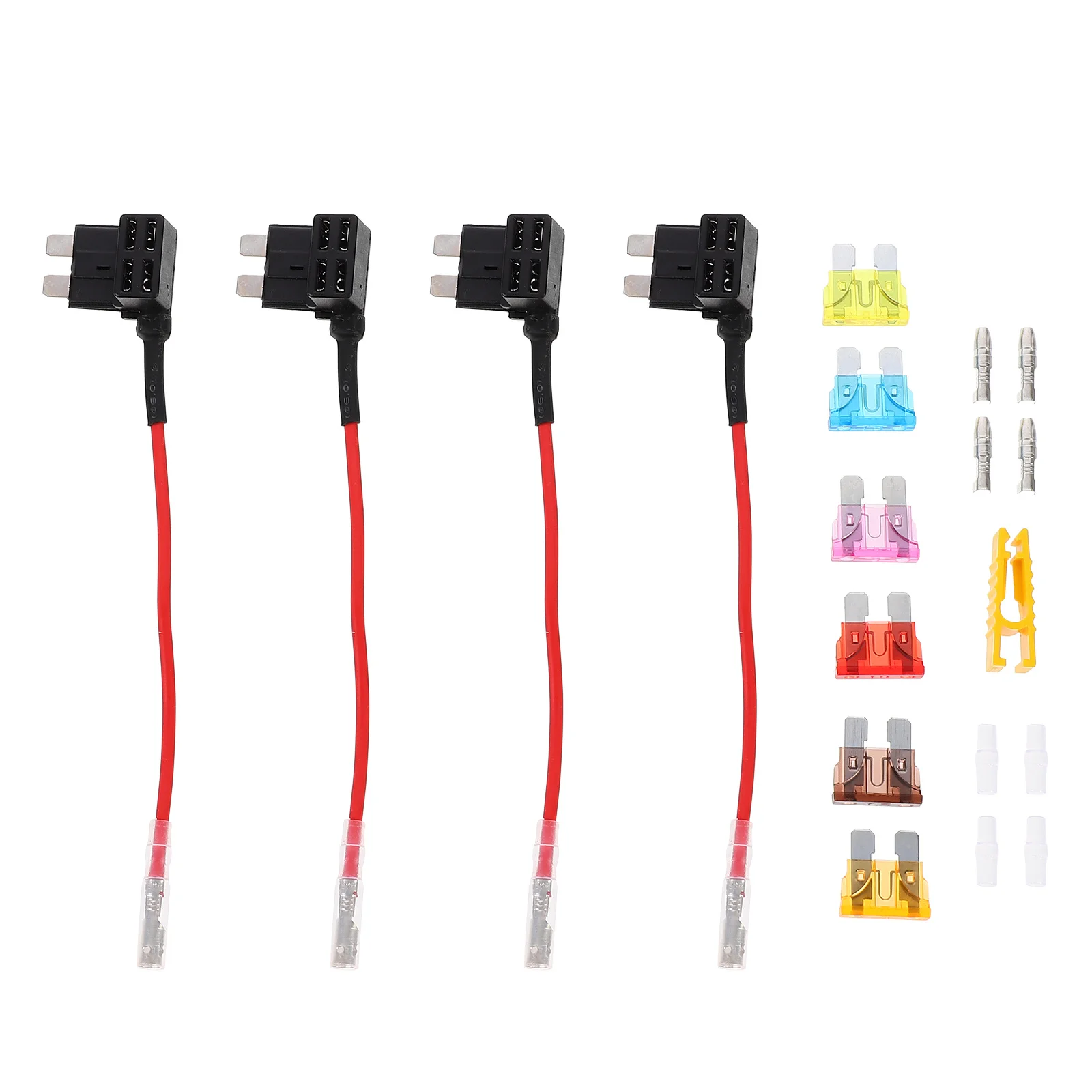 

19Pcs Car Fuse Holders Auto Fuse Blocks Mechanically Strong Insulated Circuit Modification Tools Vehicle Short Circuit