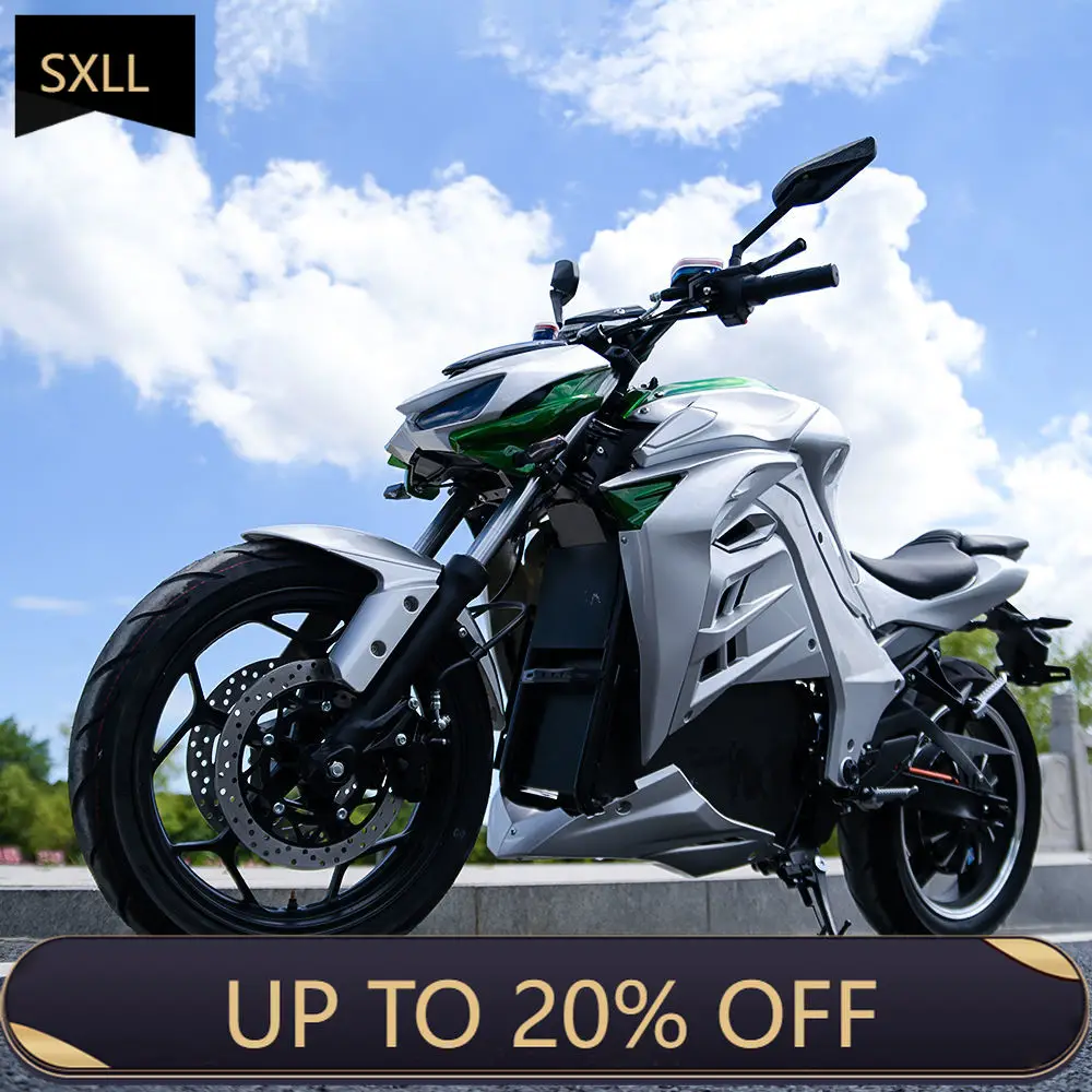 SXLL  Factory 72V 8000W 120Ah electric motorcycle long distance 120 km/h speed racing sports adult EEC COC certified motorcycle