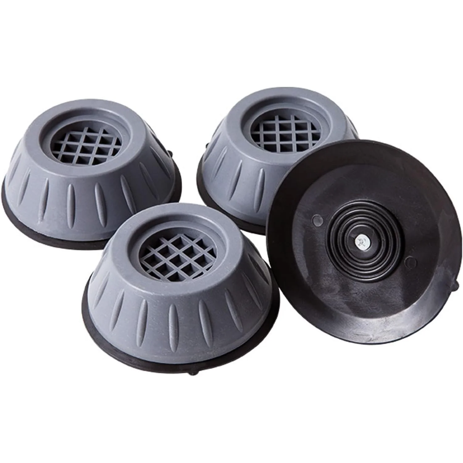 Anti Vibration Pads for Washing Machine - 4PCS Washer Dryer Pedestal Rubber Stabilizer Mat Foot  Protects Noise Reduction