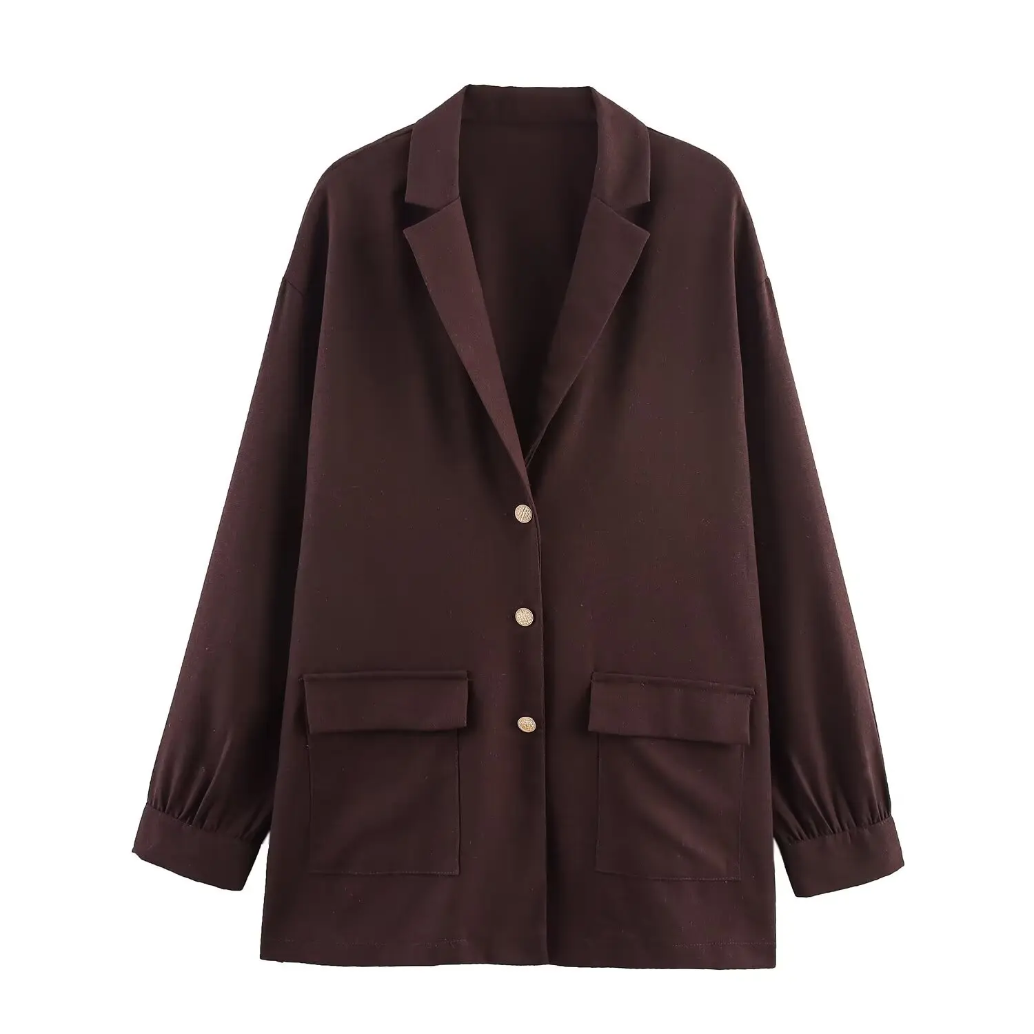 

Lapel Loose Women's Blazer Office Blazer Woman Fashion Long Sleeve Slim Coat Spring 2025 Autumn Jackets New Outerwears