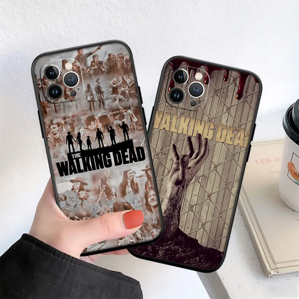 Coque TWD The Walking Dead pour Samsung Note, S22, 8, 9, 10, 20 Plus Lite, Ultra, J2, J4, J6, J7, J8 Prime, J730 Core