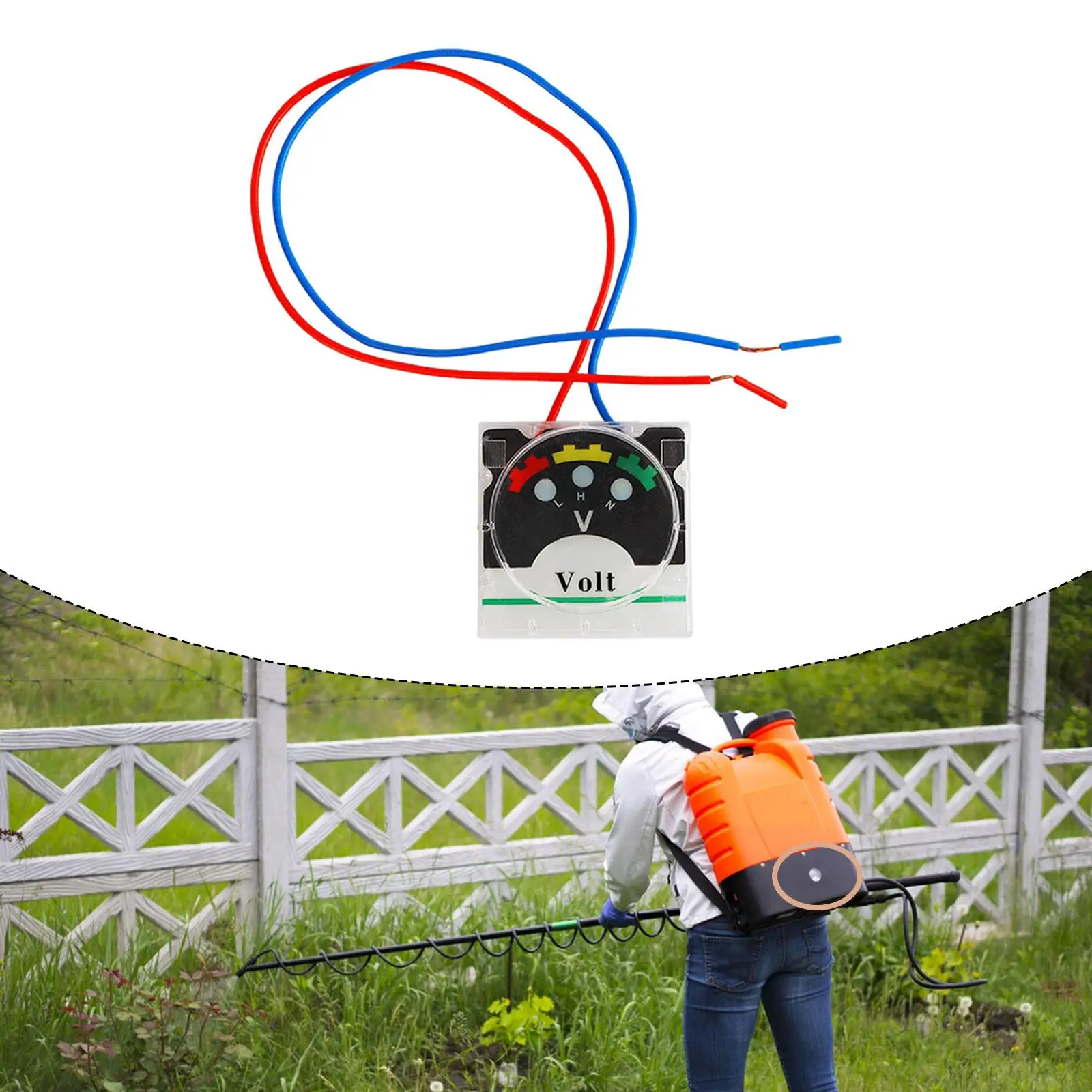 Electric Sprayer Ammeter Accurate Current Gauge for Portable Agriculture Spray Machine Replacement Part
