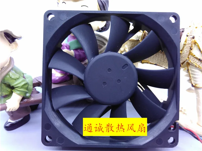 Delta Electronics AUB0812HHB SE05 DC 12V 0.24A 80x80x15mm 3-Wire Server Cooling Fan