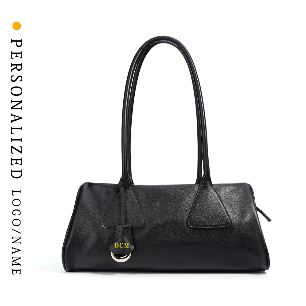 

Free Lettering Custom One-shoulder Underarm Bag Retro Women's 2025 New High-quality Triangle Bag Portable Crossbody Bowling Bag