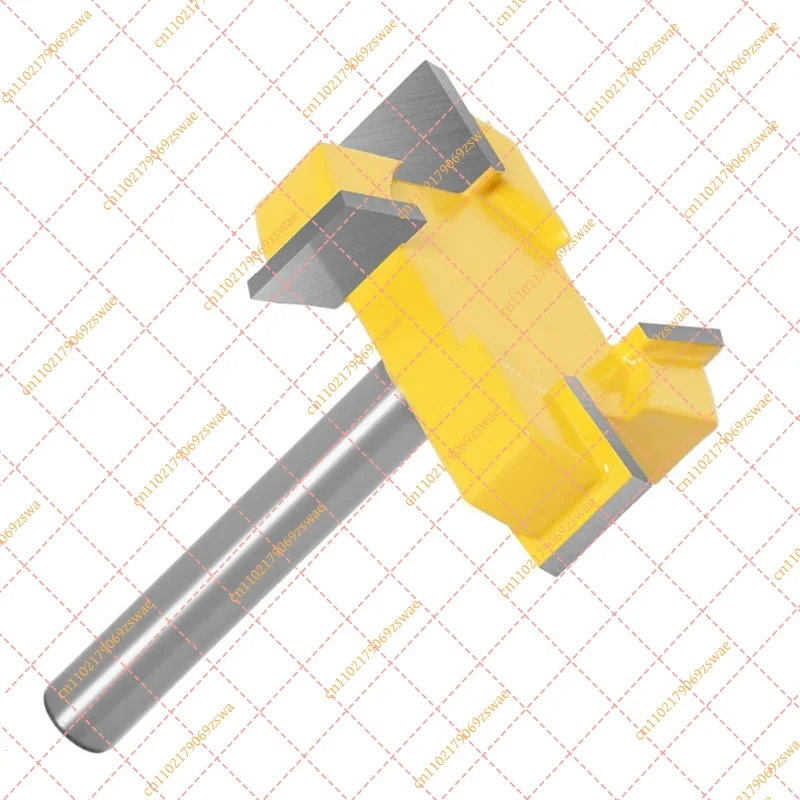 8mm Shank T-Slot Router Bit 4-Flute Carbide Cutter for Woodworking Grooving Clean Cuts