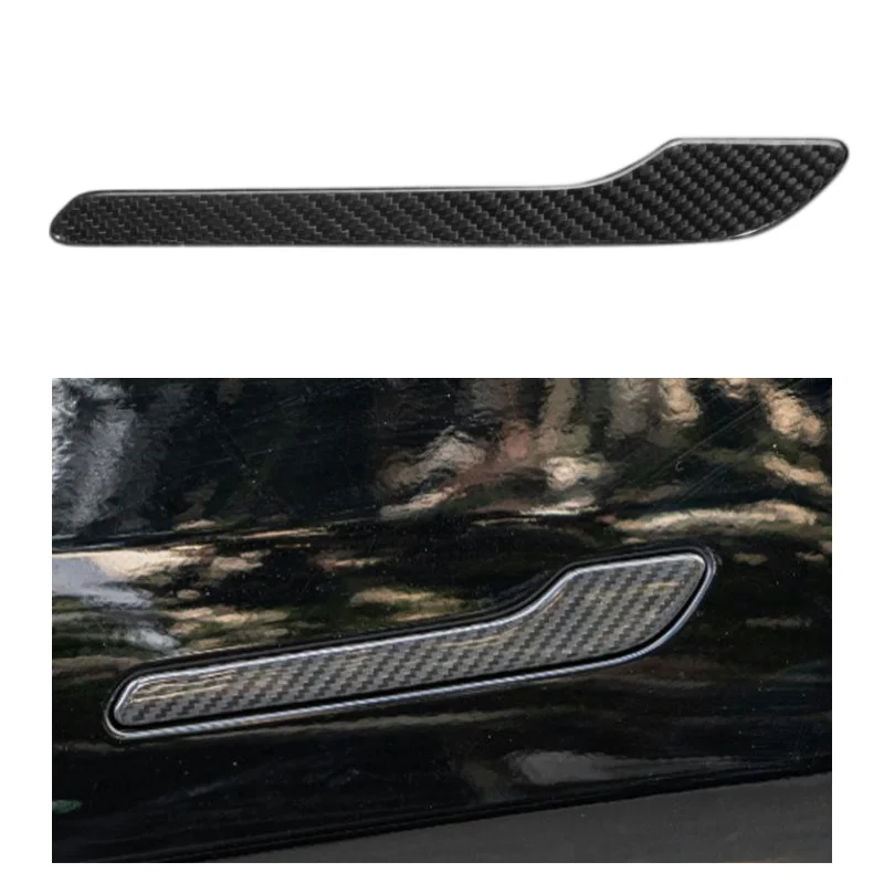 

Car Accessories Carbon Fiber Car Door Handle for Teslal Model 3 2019
