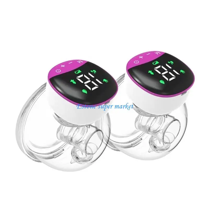 090B مضخة الثدي للرضاعة الطبيعية مضخة شفط كهربائية بدون تدفق خلفي #2