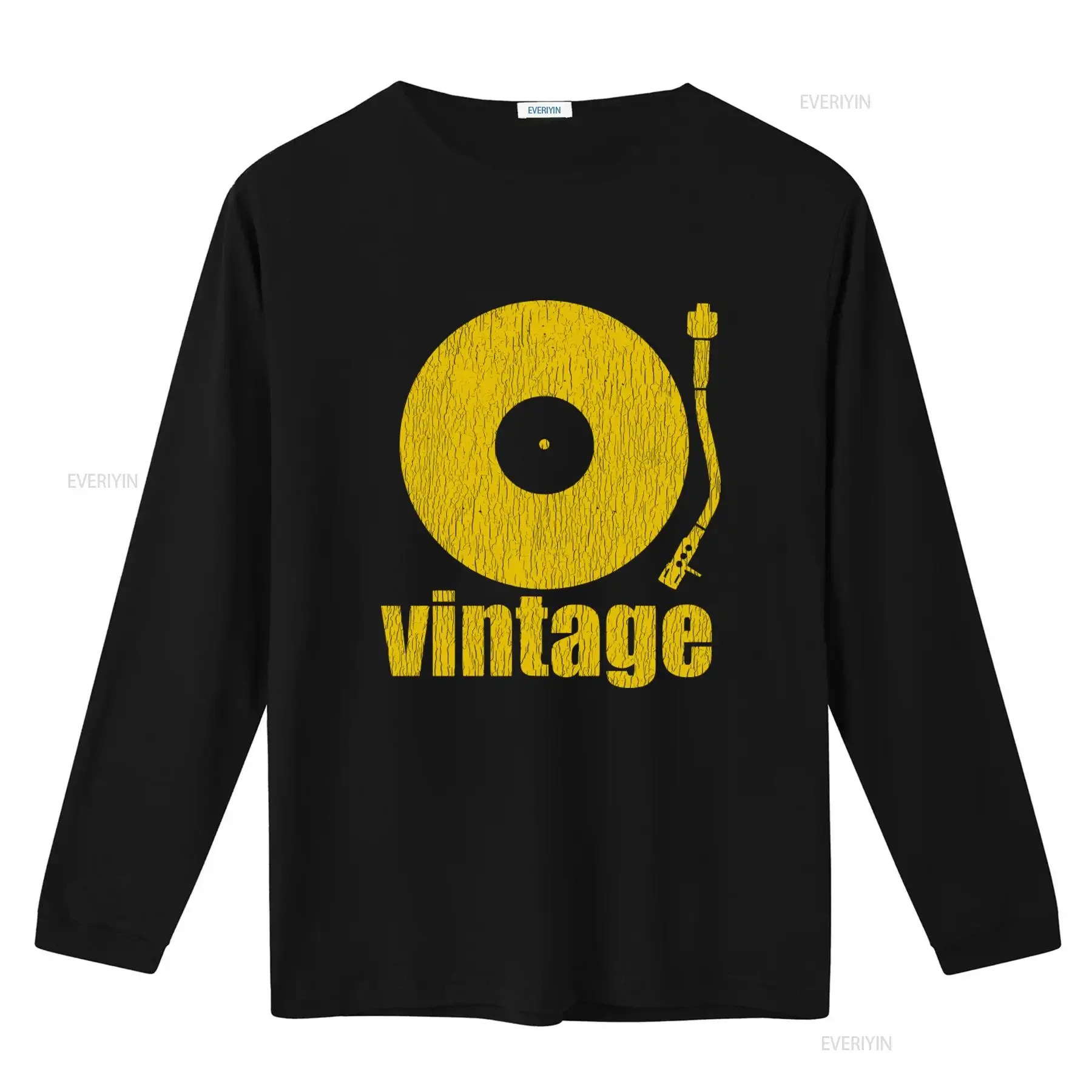 Vintage Vinyl T Shirt Classic Record Collector Style with Technics 1200 Turntable Design for DJ Music Lovers vintage Washed