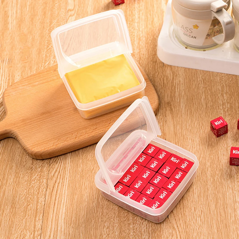 

Butter Cheese Storage Box Portable Refrigerator Fresh-keeping Organizer Case