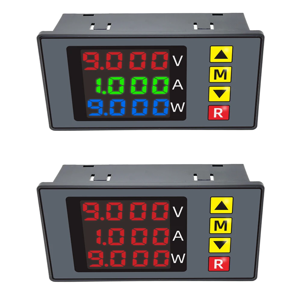 

BM730 DC0-100V 10A LED Digital Voltmeter Ammeter Voltage Current Wattmeter Meter Volt Detector Tester Monitor Panel With alarm