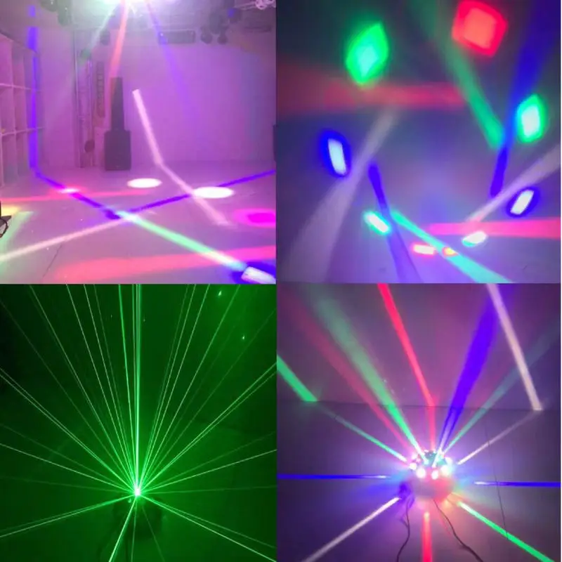 Colorful rotating laser light flash bar beam of light spotlight KTV stage light