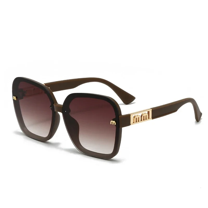 

New Personalized Fashion Round Frame Sunglasses Premium Light Luxury UV400 Women's Sunglasses Trend High Quality Girls Sunshades