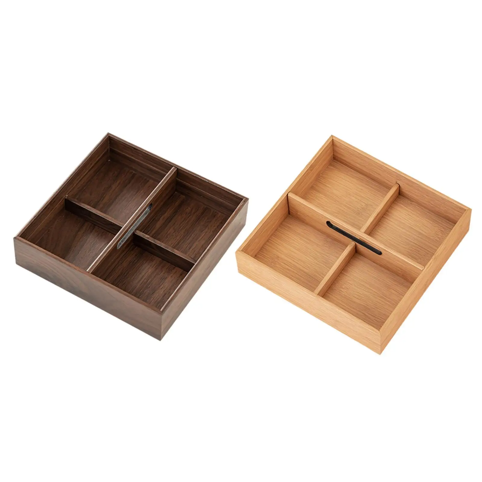 Snack Nut Tray Nut Container Lightweight Multifunctional Portable 4 Compartment