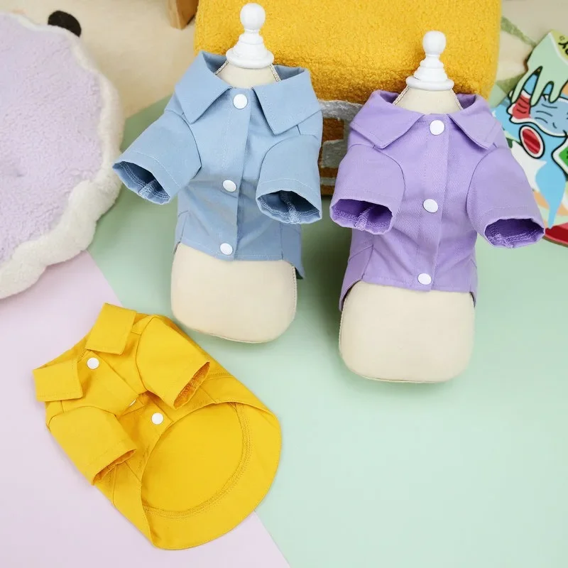 

Spring and Summer Dog Clothes Traction Casual Small Dog Clothing Teddy Pet Clothing Pet Products