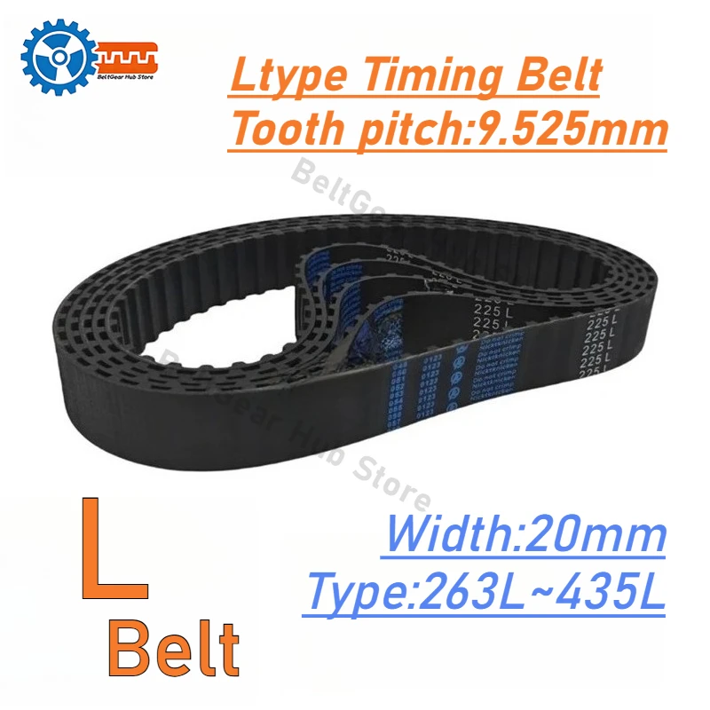 

Applicable to L Series Timing Belt 20mm Width for Industrial Machinery 263L 268L 273L 278L 283L 288L 293L 298L 303L 308L 313L