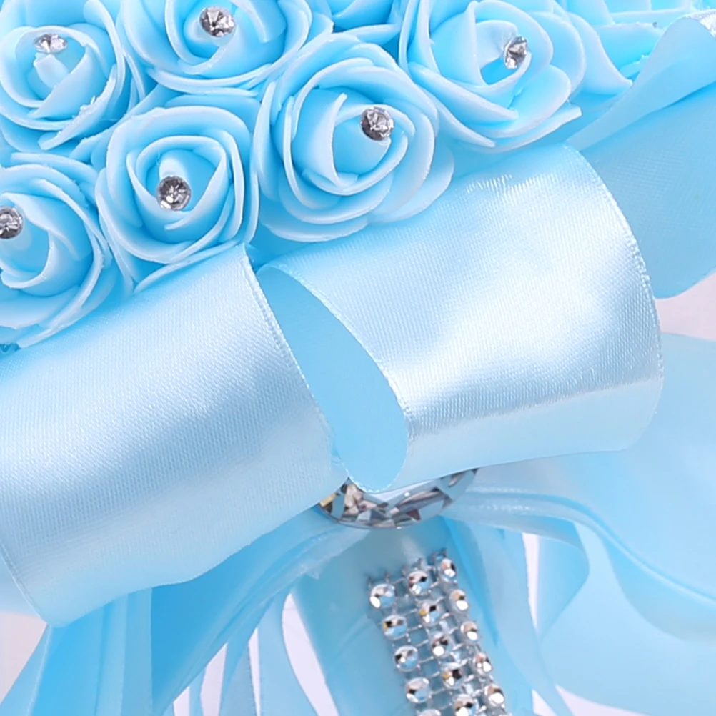 

Bridal Hand Bouquet Wedding Bouquets Centerpieces Roses Artificial Dropshipping