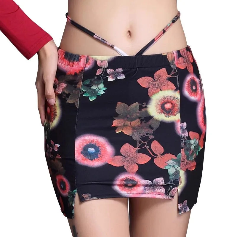 Customized Belly Dance Costumes Short Skirt Modal Sexy Belly Dancewear Bottoms Practice Dress Half Body Skirt Female