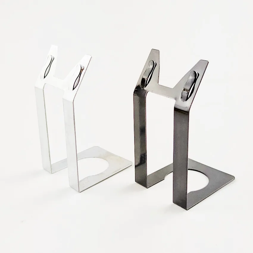 POP Price Label Tag Paper Sign Card Display Clips Holders Stands Metal Stainless Steel L Type Bread Shop Promotions 30pcs