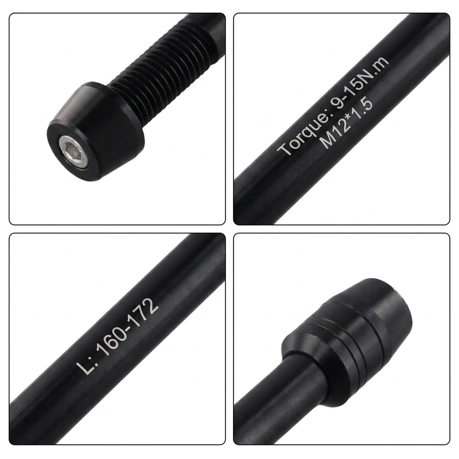 1.5 1.75 Pitch 160-172 Tube Axle CNC Precision Machining for durable High Quality Material Lightweight Practical To Use