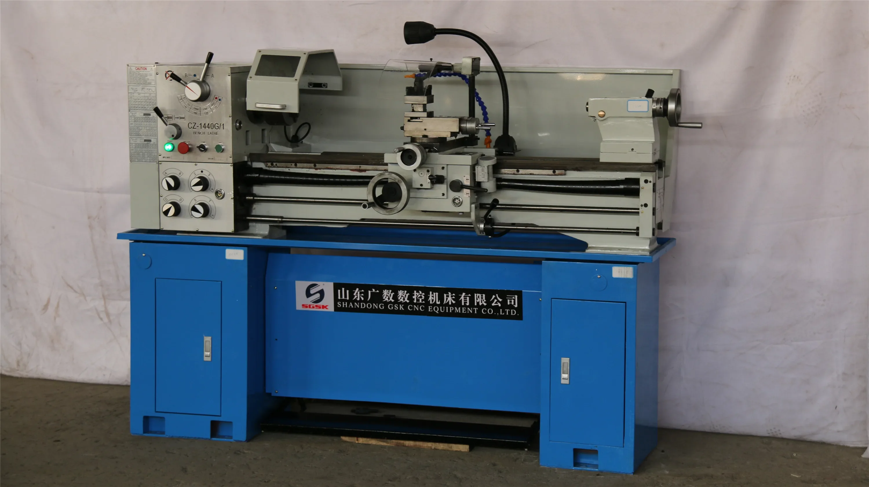 New Small Manual Bench Lathe CZ1440G Horizontal Metalworking Machines Fully Geared Spindle Aftermarket Service Free