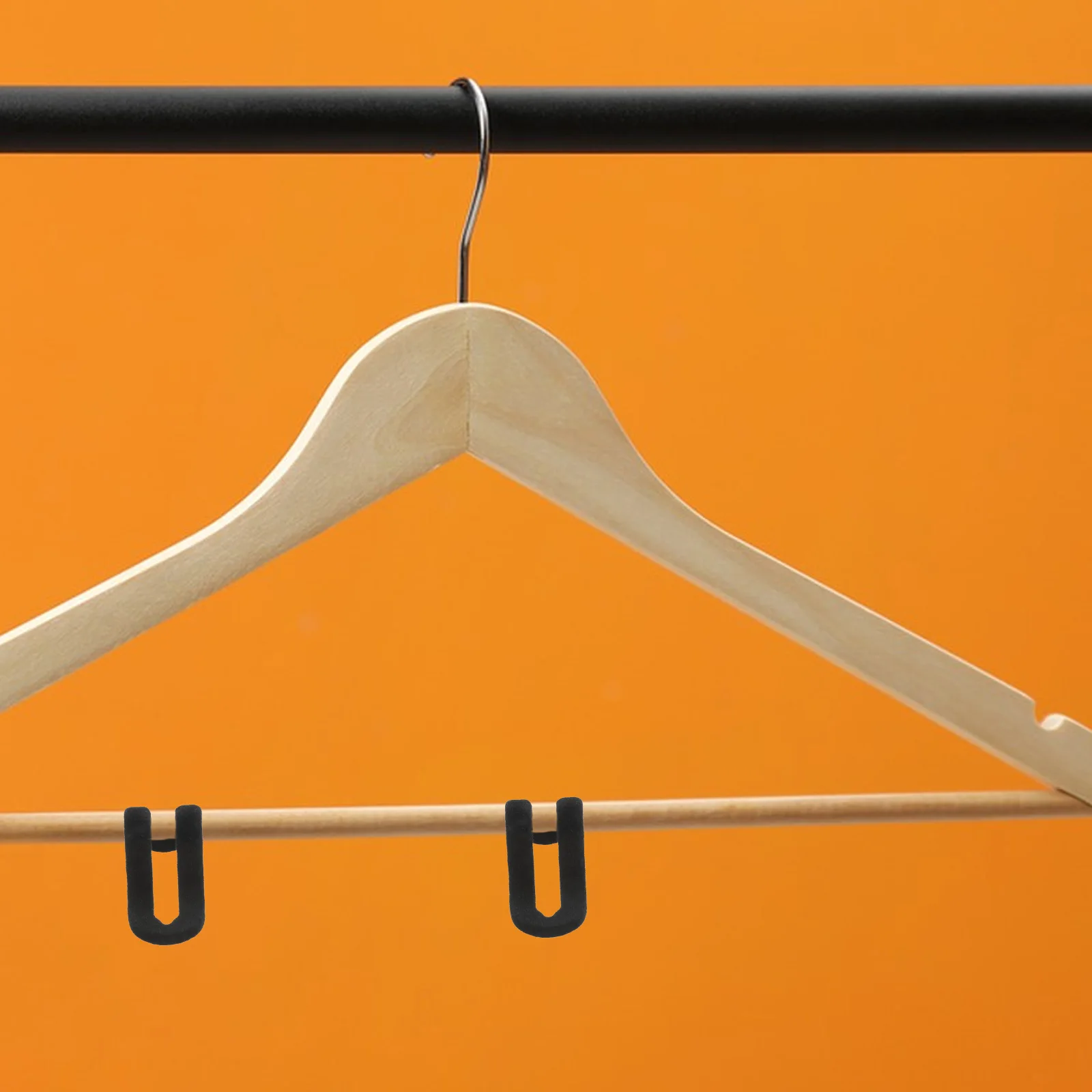 

20pcs Slip Connector Hooks Flocked Hanger Hooks Clothes Connector Space Saver Closet ganizer Storage Solutions