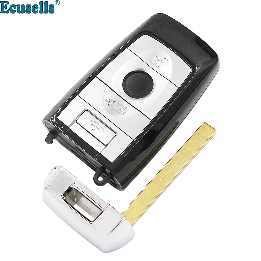 

Smart 4 Buttons Remote Key Shell Case Fob for BMW F CAS4 CAS4+ 3 5 7 Series X5 X6 F20 F21 F22 F24 F30 F31 F32 with Insert Key