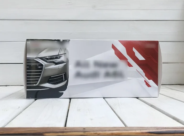 NOWY 1/18 Audi A6 L A6L 2019 Model Samochodu z Odlewu Metalowego Złoty/Czarny Zabawki Prezenty Kolekcja Dekoracyjna Hobby