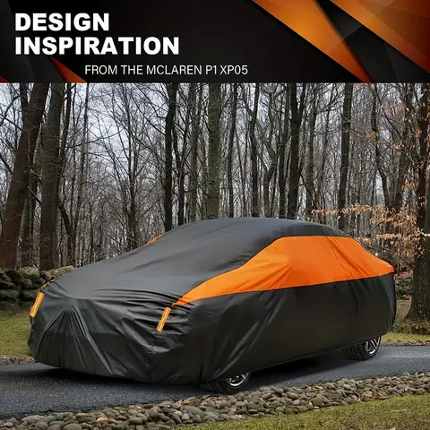 자동차 커버 야외 방수 태양 비 눈 보호 UV 자동 커버 범용 SUV/세단 190T 자동차 보호 전체 커버