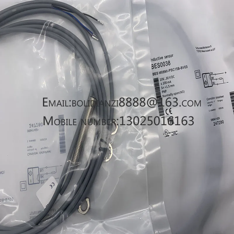 

BES0039 BES M08MI-PSC15B-BV05 Совершенно новый оригинальный датчик приближения