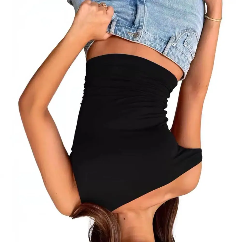 

2025 женский жилет, топ, блузка, стильный женский летний жилет с косым воротником, пуловер с асимметричным вырезом, однотонный облегающий топ