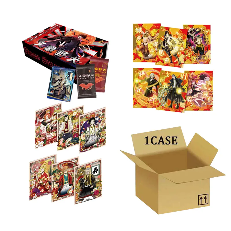 

Wholesales Bungo Stray Dogs Collection Card SHOU KA Culture Exquisite Character ACG Anime Booster Box Collectible Cards