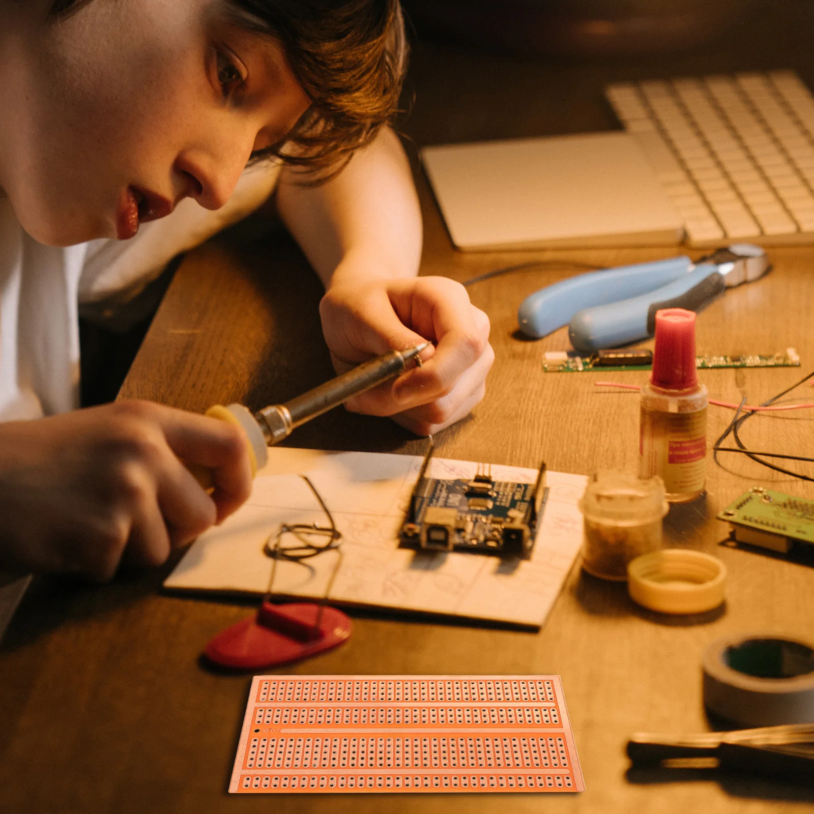 

10Pcs Universal Circuit Boards Pcb Prototype Boards Durable for Experiments Solderable Project Electronic Supplies