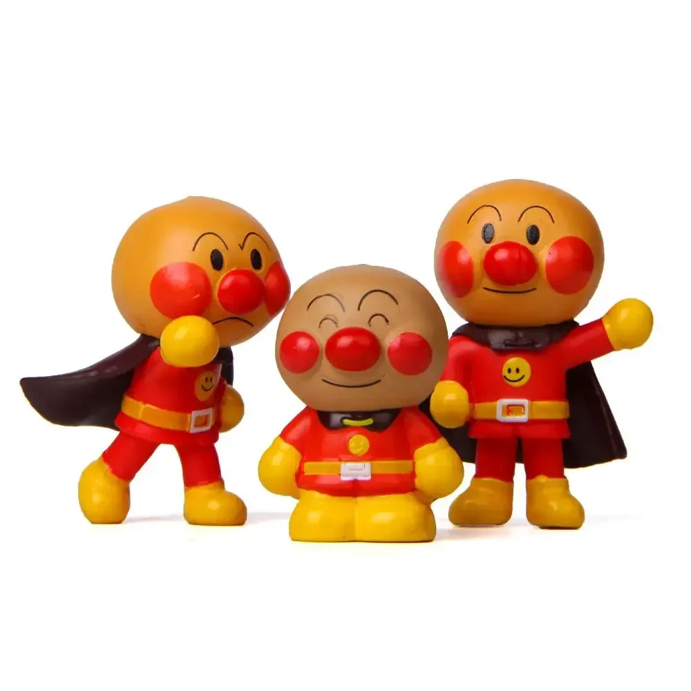 Anime Anpanman Action Toy Figures 3-6CM