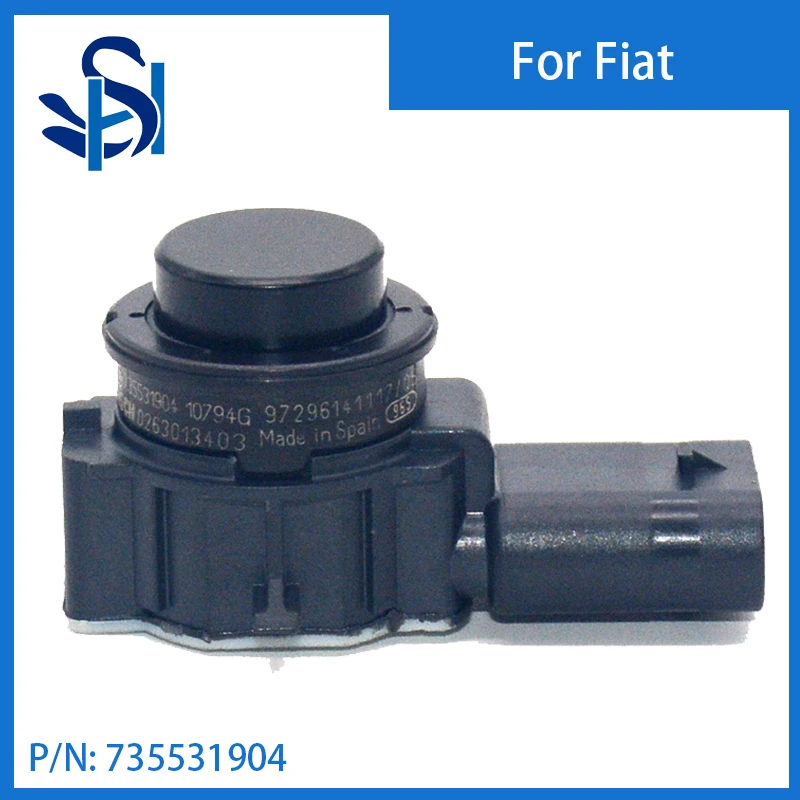 Sensor De Estacionamento PDC para Fiat, Cor Do Radar, Preto, 735531904