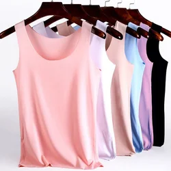 Mujeres verano ajustado ajuste sin rastro tanques Camis chaleco moda Casual sin mangas señoras calle tanques Tops camisetas Hotsweet Bra B3192